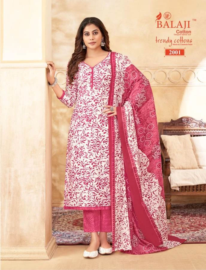 Balaji Trendy Cotton Vol-2 - Dress Material